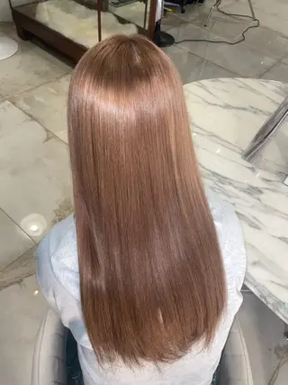 ロング カラー HARUNA/原宿/ ハイトーン/デザインのヘアスタイル