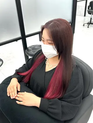 ロング F.所属・miku 🍑髪質改善サロンのヘアスタイル