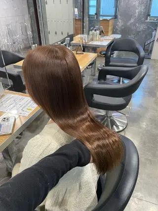 カラー 🤍ベージュ/透明感 韓国ヘア/まりん🤍のヘアスタイル