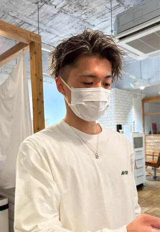 カラー パーマ メンズ 渋谷 メンズヘア⭐️ タニグチヨシユキのヘアスタイル