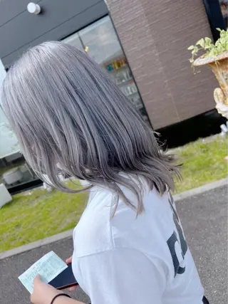 カラー earth甲府昭和店 東 允のヘアスタイル