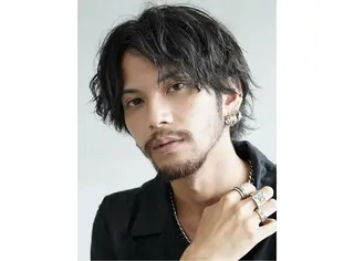 ショート パーマ メンズ fifth銀座店 窪田潤平のヘアスタイル