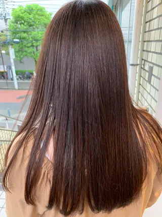 ロング カラー 小田切 栄司のヘアスタイル