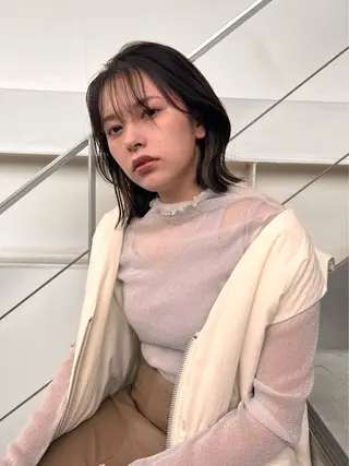 ミディアム カラー 🌐👽フクイ キララ🌎💎のヘアスタイル