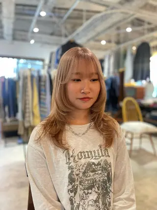 ロング カラー ゆるふわガーリーst yle🩰yuukaのヘアスタイル