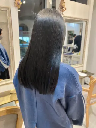 セミロング カラー ボブ& 髪質改善FUMIYAのヘアスタイル