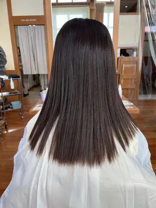 ロング パーマ 川田 理紗子のヘアスタイル
