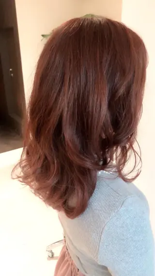 ロング カラー レイヤー/ウルフ ハイトーンhiroのヘアスタイル