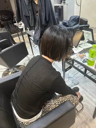ミディアム 黒木 悠大のヘアスタイル