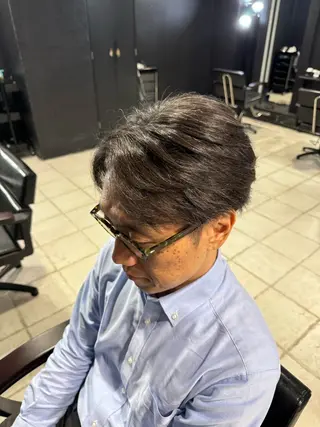 ヘアアレンジ メンズ メンズ専門 美容師✨ アメ村 堀江颯瑛のヘアスタイル