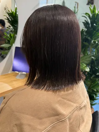 ミディアム カラー こもり なおやのヘアスタイル