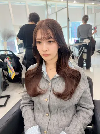 ロング MAHO/透明感カラ ー/髪質改善🍒のヘアスタイル