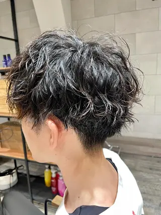 ショート メンズ 奥東巧真 /パーマスタイル✨のヘアスタイル