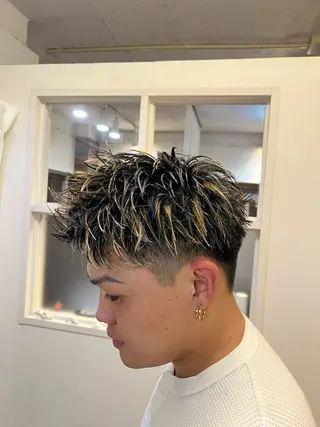 ショート カラー メンズ COHAQ BEAUTY AND RESORT所属・赤坂 悠吏のヘアスタイル