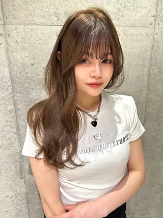 ロング カラー 《髪質改善✖️オリー ブ🧸》小嶋拓也のヘアスタイル