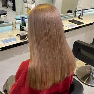 カラー 🤍海外girl🤍 ベージュ/ALISAのヘアスタイル