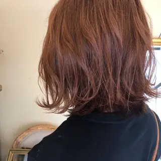 ミディアム カラー FERIAあべの KARINのヘアスタイル