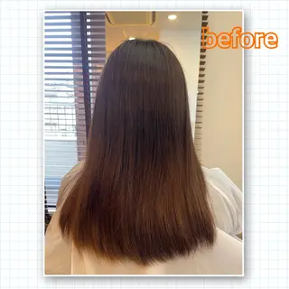 ロング アミーベル🧸🧡 井口店✂️しおりのヘアスタイル