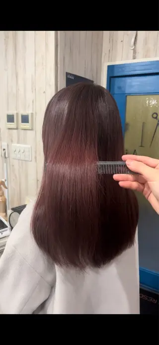 ロング カラー 🌿美髪縮毛矯正 のプロ安川🌿のヘアスタイル