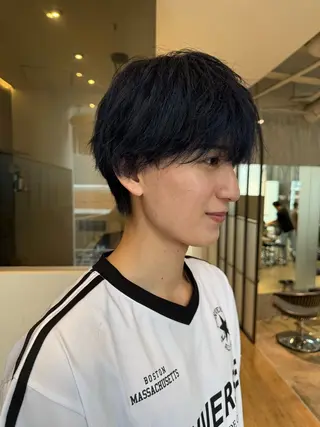 ショート カラー メンズ 須藤 優真ボブ　ショートのヘアスタイル