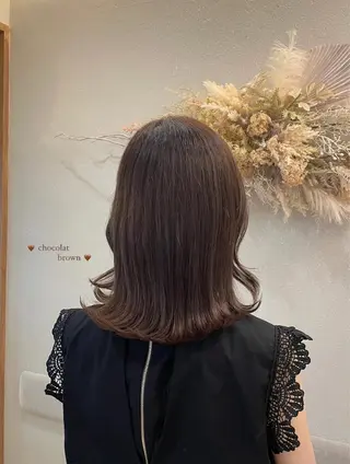 ミディアム カラー 穴吹 涼のヘアスタイル