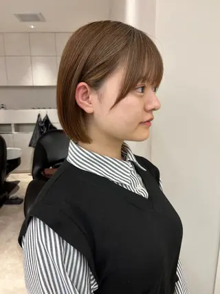 ショート カラー 池袋/似合わせ/縮毛 髪質改善【ugen】のヘアスタイル