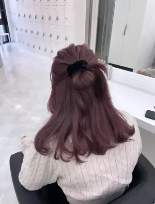 セミロング mayu/ブリーチ/ layer/似合わせのヘアスタイル