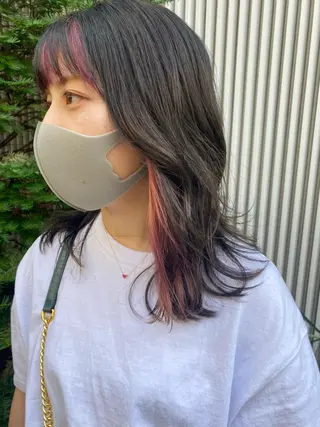 セミロング カラー eight  shinjuku所属・海外ヘア スタイルRIOのヘアスタイル