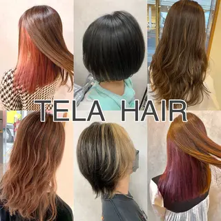 ロング カラー パーマ TELA HAIR妙典店所属・TELA HAIR Chihiro🫧のヘアスタイル