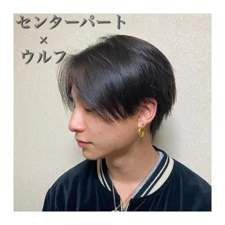 ショート メンズ 縮毛矯正 滝沢尚起のヘアスタイル