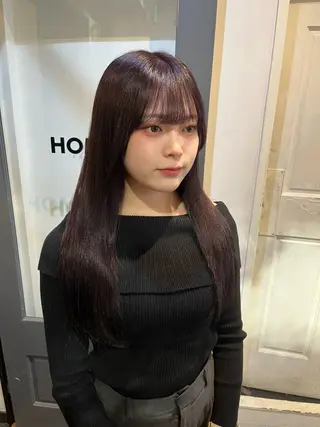 ロング カラー HOMIE TOKYO所属・sora / 渋谷 / ハイトーンのヘアスタイル