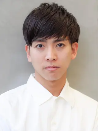 メンズ ショート・ボブ 徳竹淳一のヘアスタイル