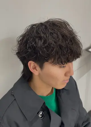 パーマ メンズ メンズモテパーマ💙 fuwaのヘアスタイル