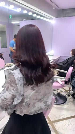 ロング カラー 🇰🇷lunty nana🇰🇷のヘアスタイル