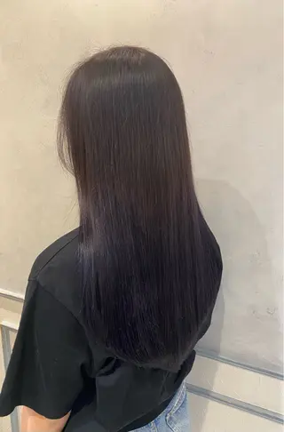 ロング カラー 池西 佳穂のヘアスタイル