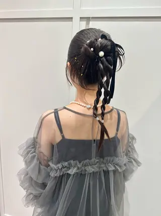 ヘアアレンジ レイヤー/髪質改善カ ラ-🤍津田奈々美‎のヘアスタイル