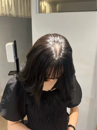 ロング カラー H 梅田所属・藤本 泰のヘアスタイル
