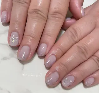 ネイル 40代からの爪を守る ×ケア重視サロン♡のネイルデザイン