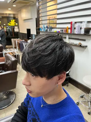 ミディアム メンズ リレーション 2ndのヘアスタイル