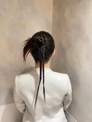 ヘアアレンジ 横浜/艶髪/アレンジ FACE。ゆのんのヘアスタイル