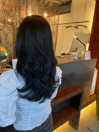 ロング 人気のレイヤーカット TAROのヘアスタイル