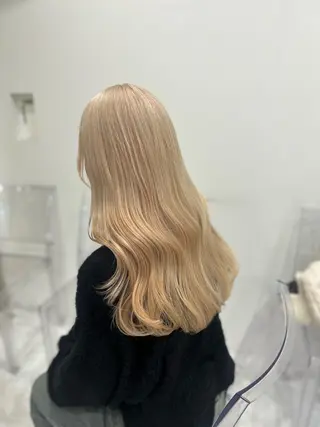 ロング カラー ヘアアレンジ Miwa🤍ダメージ レスカラー特化🦢のヘアスタイル