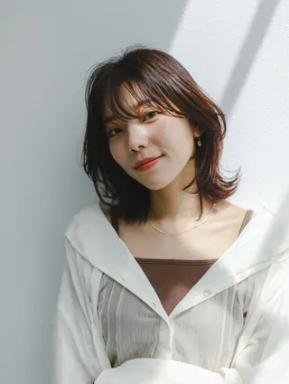 ミディアム VIE.ORNER浦安店【ビオルネ】所属・VIE.ORNER 浦安店　三上真弥のヘアスタイル