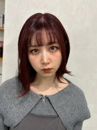 ミディアム エクステ/心斎橋/ ハイトーン/ミサキのヘアスタイル