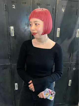 カラー ハイトーンカラー🍑 心斎橋のヘアスタイル