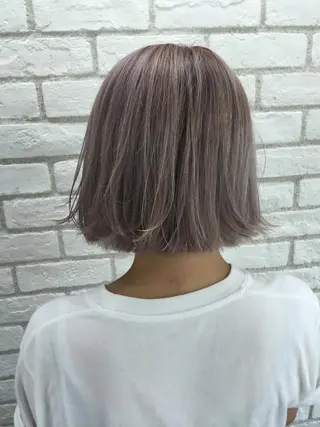 ミディアム 韓国式パーマ🔥 ブリーチ🔥TOMOのヘアスタイル