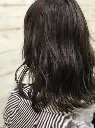 セミロング カラー 日比 貴大/ minim hairのヘアスタイル