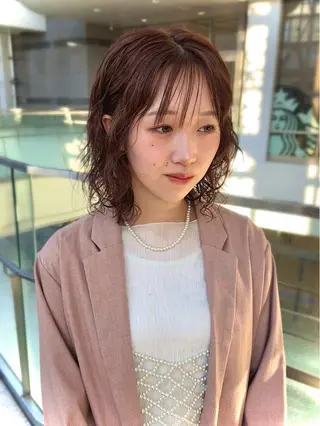 ミディアム behive  駅前店所属・菊地 桃花のヘアスタイル