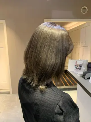 ミディアム カラー 全国No.1歴あり HINATA🥇のヘアスタイル