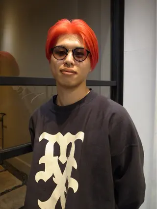 メンズ sho メンズカット　パーマのヘアスタイル
